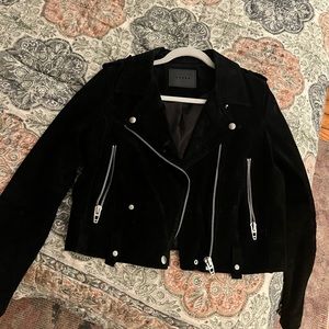BLNK NYC suede moto jacket - lightly worn